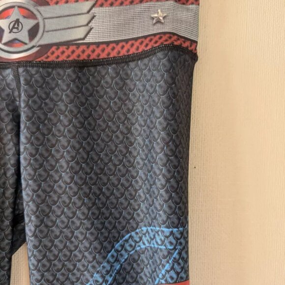Drakon Leggings Captain America Spandex Yoga & Pilates OS Colombian Athleisure - Picture 5 of 16